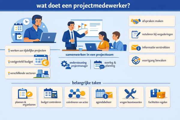 Alles over het beroep projectmedewerker Wat doet een projectmedewerker
